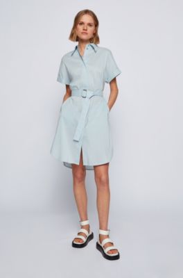 boss shirt dress