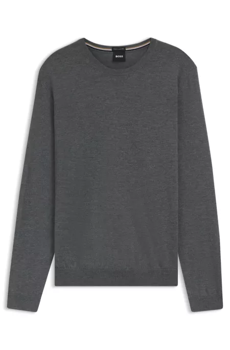 Slim-Fit Pullover aus Merinowolle