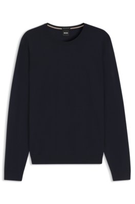 Boss Uomo Blu - Pullover In Lana Slim Fit - Knitwear - 3XL - Immagine 2