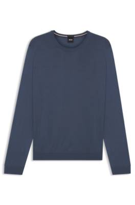 Slim-fit sweater in merino wool 1