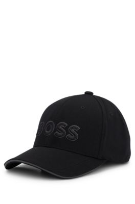 Hugo Boss Piqu-mesh Cap With 3d Embroidered Logo In Black