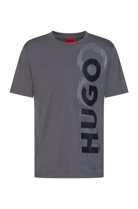 Men's Hugo Boss Cotton Crew Neck T-shirt Solid Modern Fit Interlock Logo gift