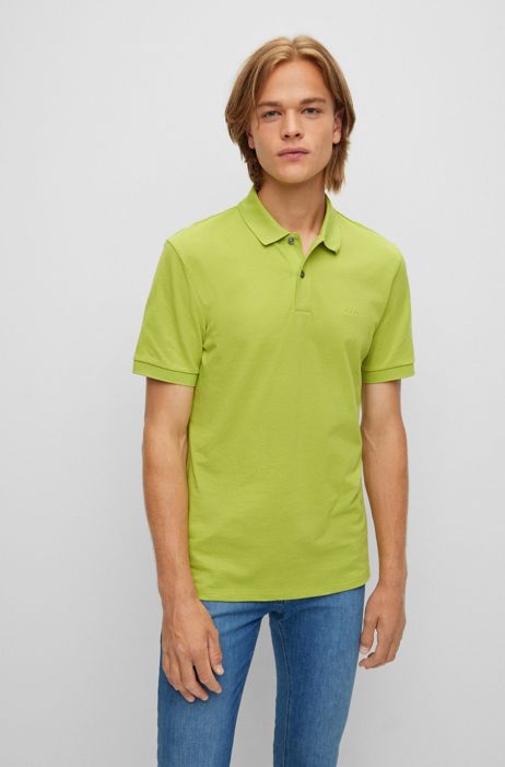 Fay Baumwolle Poloshirt mit Logo-Stickerei in Grün für Herren Herren Bekleidung T-Shirts Poloshirts 