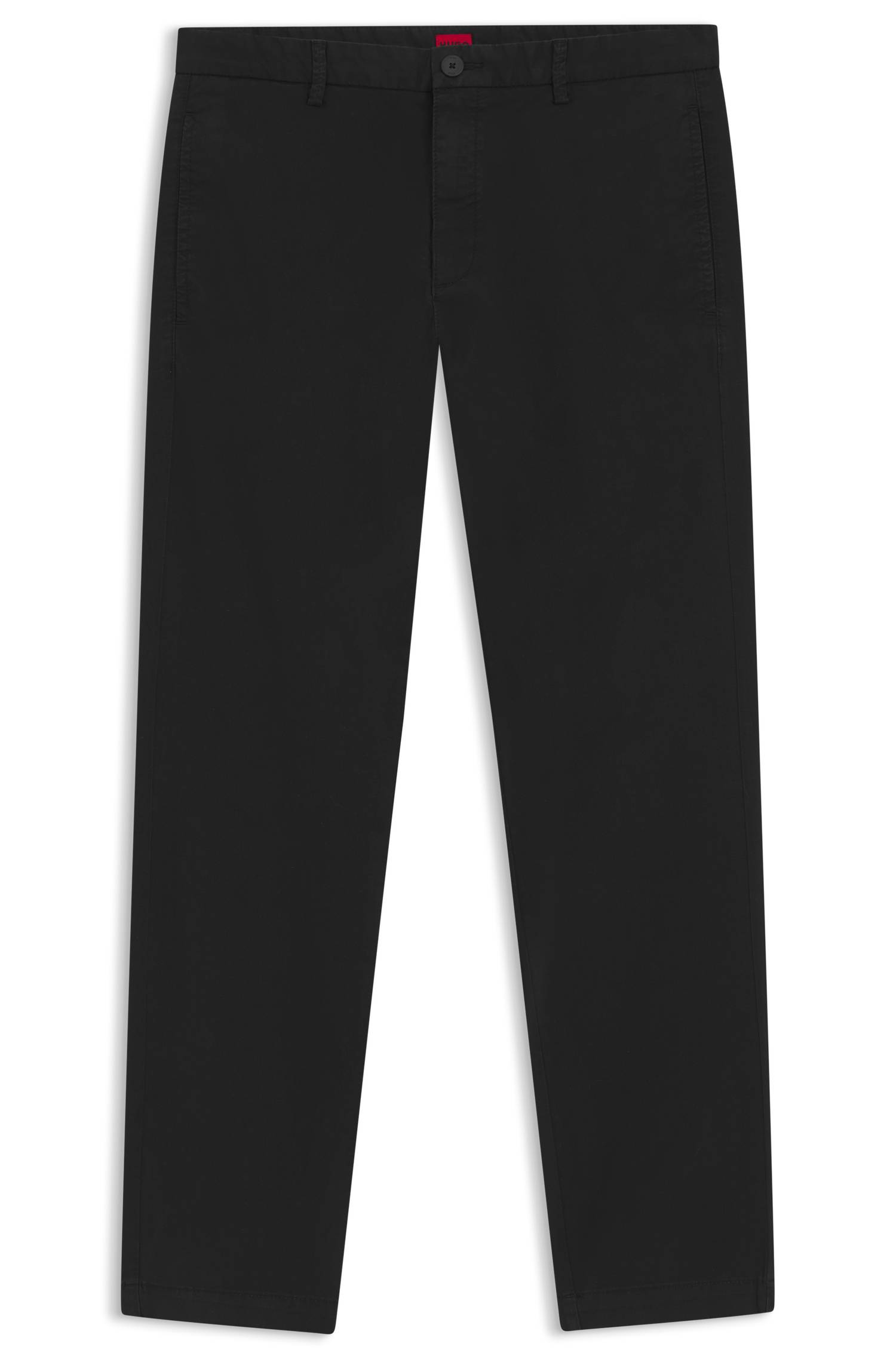 Hugo Slim-fit chinos in stretch-cotton gabardine byxor herr – bild 4