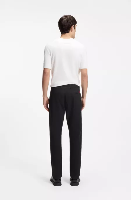 Slim-fit chinos in stretch-cotton gabardine