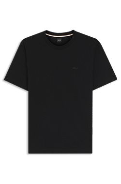 Cotton-jersey T-shirt with logo detail