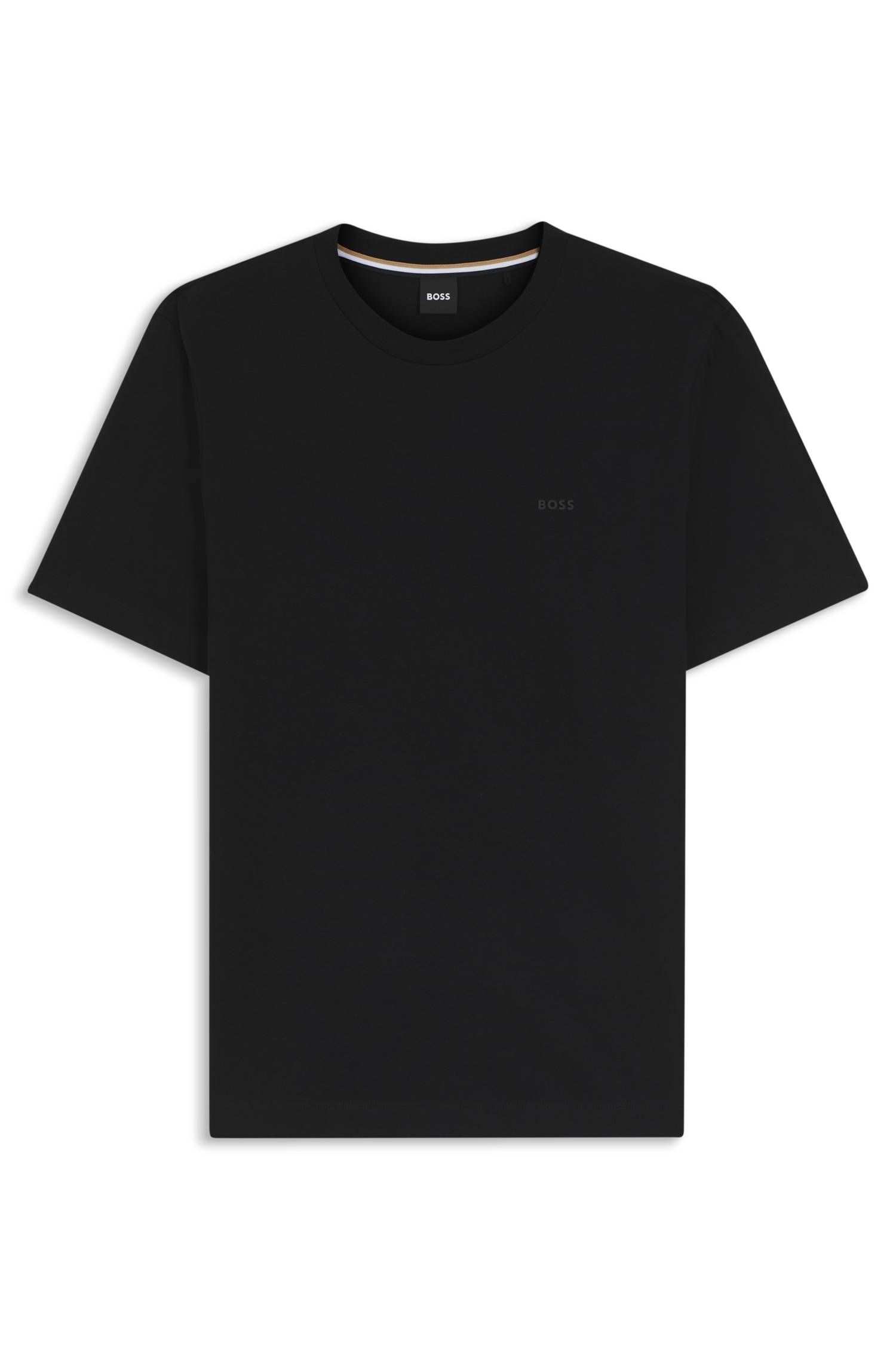Boss Cotton-jersey T-shirt with logo detail herr – bild 4