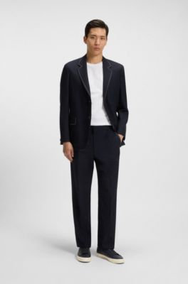 Cotton-jersey T-shirt with logo detail, White