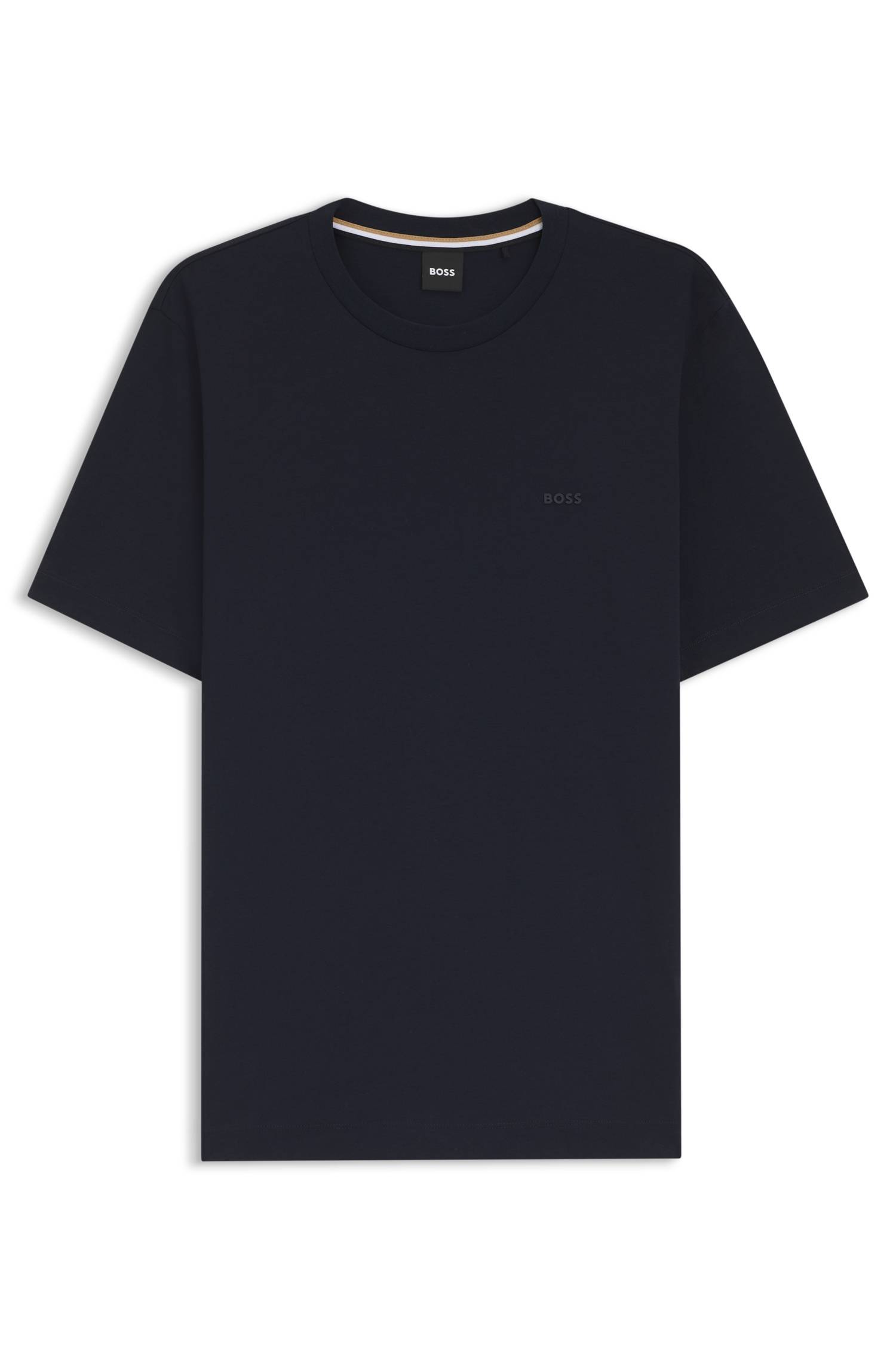 Boss Cotton-jersey T-shirt with logo detail herr – bild 4