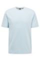 Regular-fit logo T-shirt in cotton jersey, Light Blue