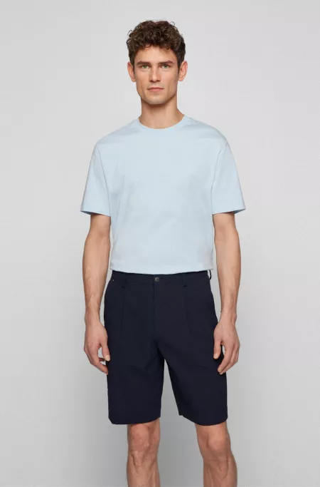 Cotton-jersey T-shirt with logo detail