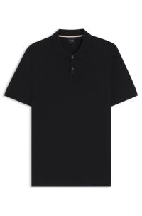 BOSS - Pallas Regular-Fit Poloshirt aus Baumwolle mit Logo-Stickerei