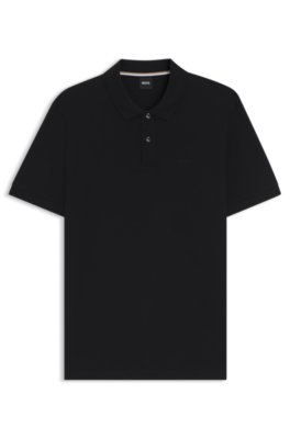 Polo Pallas en piqué de coton avec détails logotés
