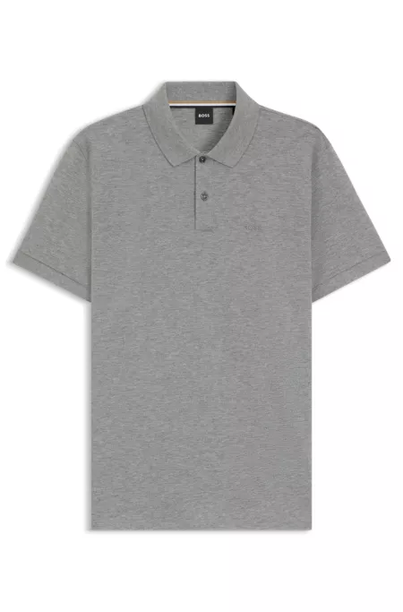Polo Pallas en piqué de coton avec détails logotés