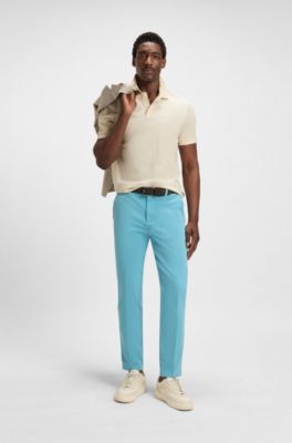 Pallas polo shirt in cotton piqu&eacute; with logo details, Natural