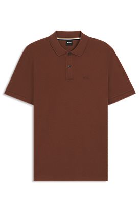 Pallas poloshirt i bomuldspiqué med logodetaljer