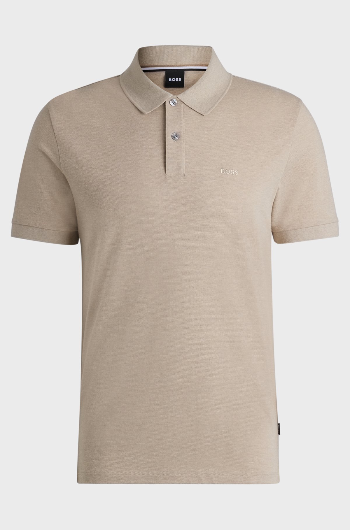 BOSS - Pallas ポロシャツ コットンピケ ロゴディテール BOSS - Pallas ポロシャツ コットンピケ ロゴディテール