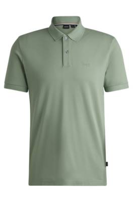 HUGO BOSS PALLAS REGULAR-FIT POLO SHIRT IN COTTON 