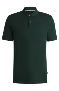 BOSS - Pallas Regular-Fit Poloshirt aus Baumwolle mit Logo-Stickerei