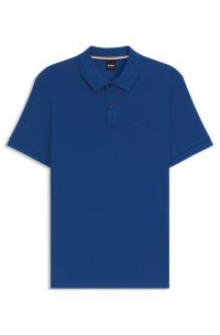 BOSS - Pallas Regular-Fit Poloshirt aus Baumwolle mit Logo-Stickerei