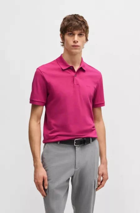 Pallas polo shirt in cotton piqué with logo details