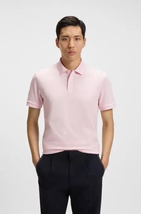 Pallas polo shirt in cotton piqué with logo details
