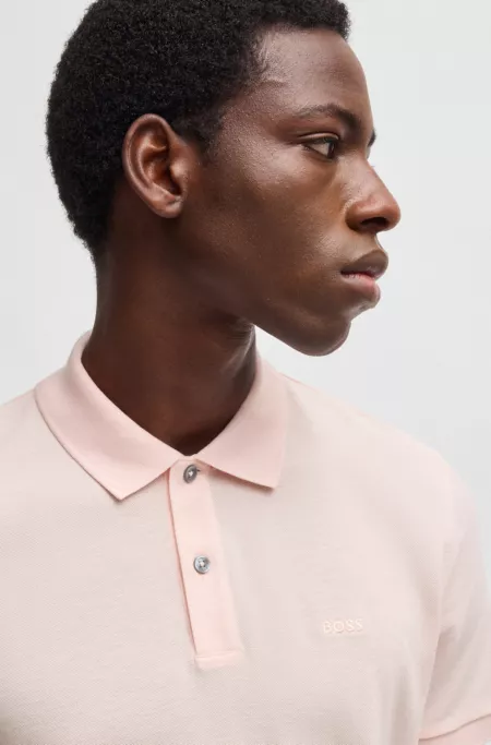 Pallas polo shirt in cotton piqué with logo details