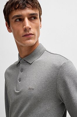 boys hugo boss long sleeve polo