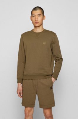 Stylish Green Sweatshirts for Men by HUGO BOSS | Designer Menswear