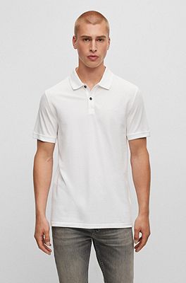 BOSS - Slim-fit polo shirt in cotton piqué