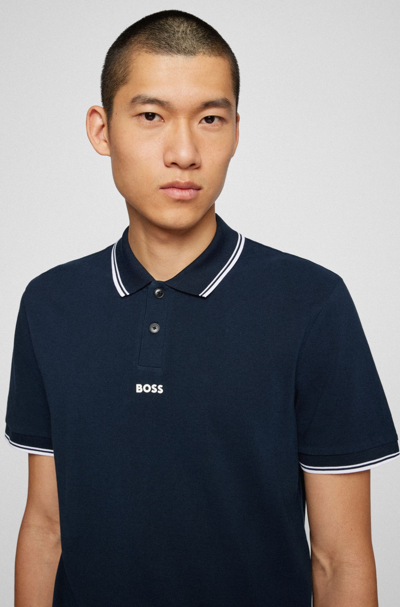 Hugo boss polo outlet blue