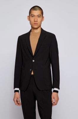 charcoal stretch suit