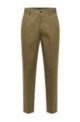 Relaxed-fit trousers in performance-stretch fabric, Green