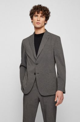 hugo boss blazer grey