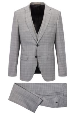 hugo boss suit fabric