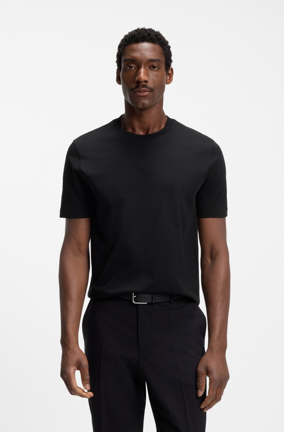 Regular-fit T-shirt in cotton jersey