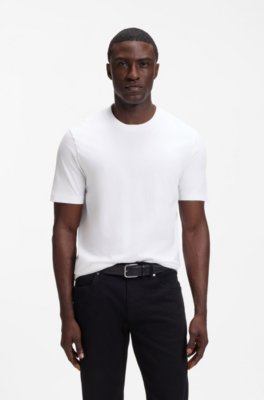 Regular-fit T-shirt in cotton jersey