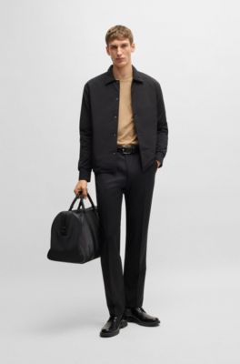 코튼 저지 레귤러 핏 티셔츠, 베이지