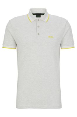 Grey hugo boss sale polo