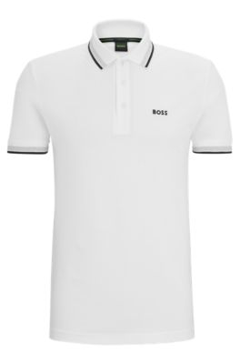 Hugo boss polo online black and gold