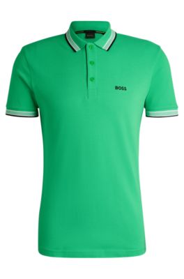 boss-cotton-piqu-paddy-polo-shirt-with-contrast-logo-green