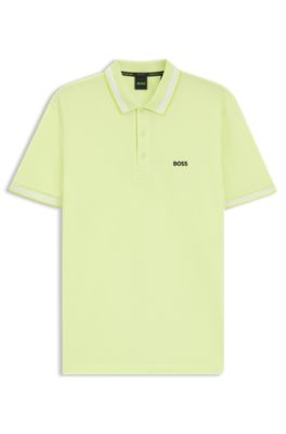 Paddy Poloshirt aus Baumwoll-Piqu&eacute;, Hellgr&uuml;n