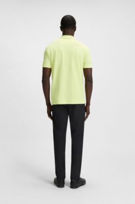 Paddy polo shirt in cotton piqu&eacute;, Light Green