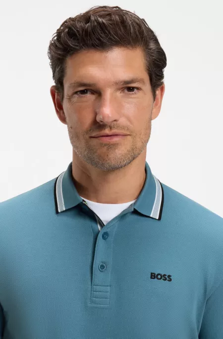 Poloshirt aus Baumwoll-Piqué mit Logo-Details