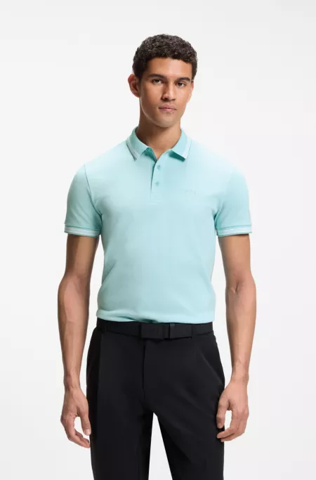 Polo Paddy en piqué de coton