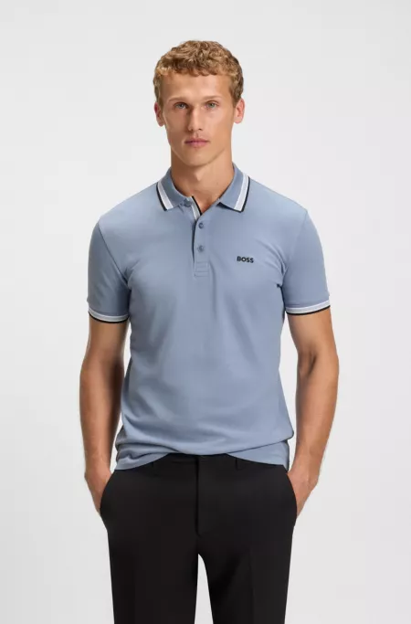 Polo Paddy en piqué de coton