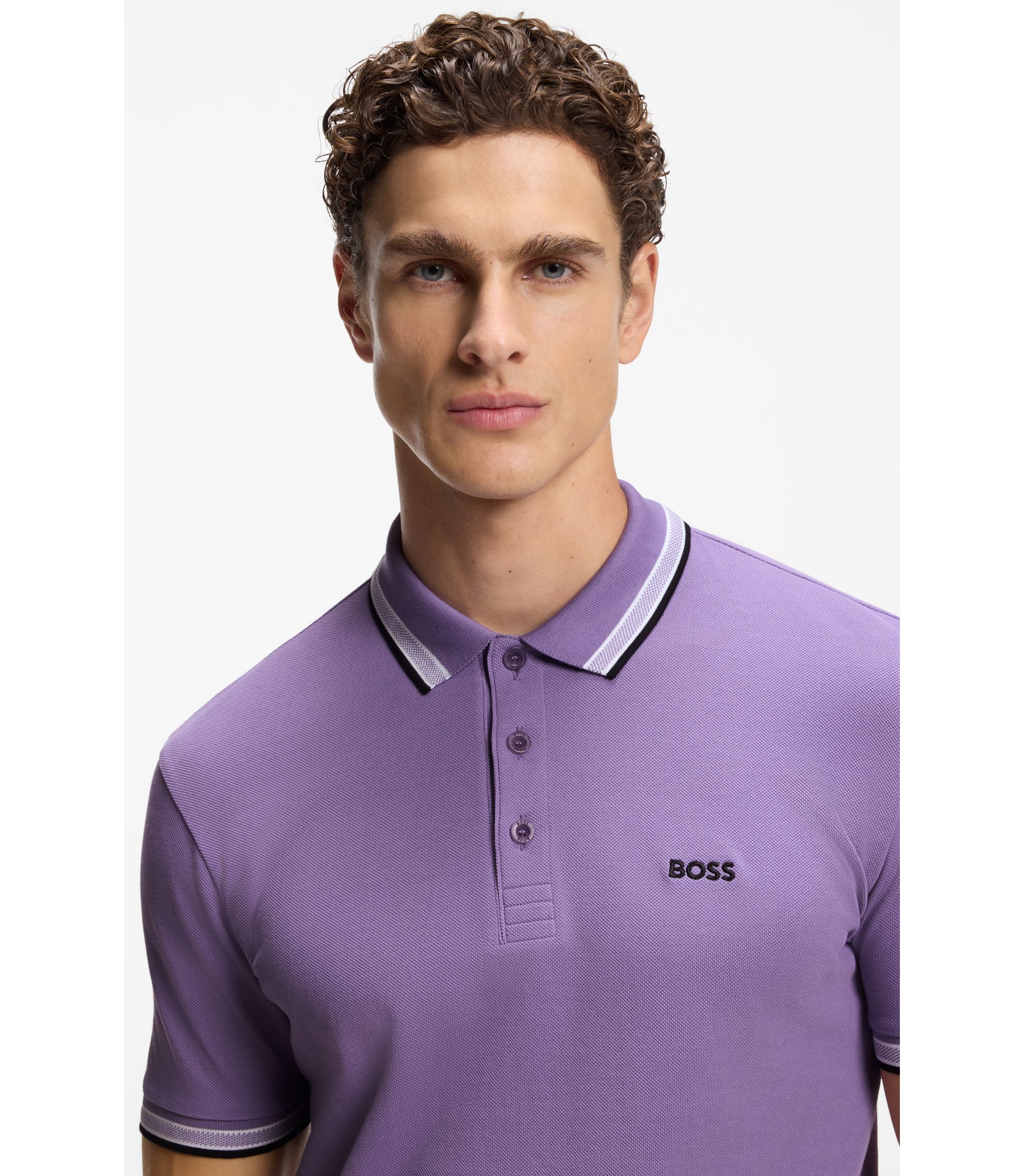 HUGOBOSS新品未使用paddy proポロシャツM BOSS - Paddy ポロシャツ コットンピケ - グリーン