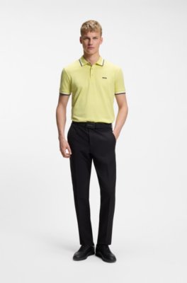 Cotton piqué polo shirt with logo details 2