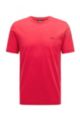Regular-fit logo T-shirt in organic cotton, Pink