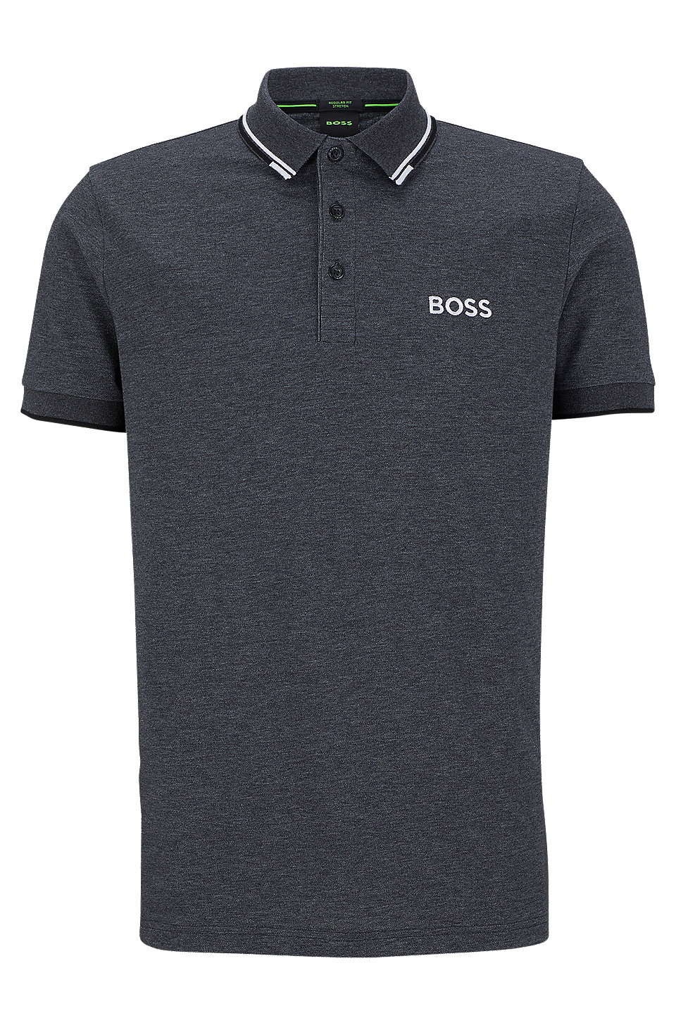 park Verlammen terwijl BOSS - Cotton-blend polo shirt with contrast details